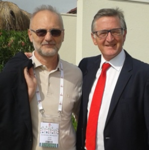 Koordinator SFOS-a za međunarodnu saradnju Slobodan Mihajlović i generalni sekretar UNI Global Union Filip Dženings