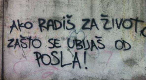 Grafit na zidu sve govori